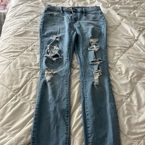Distressed Light Wash Pacsun Jeans